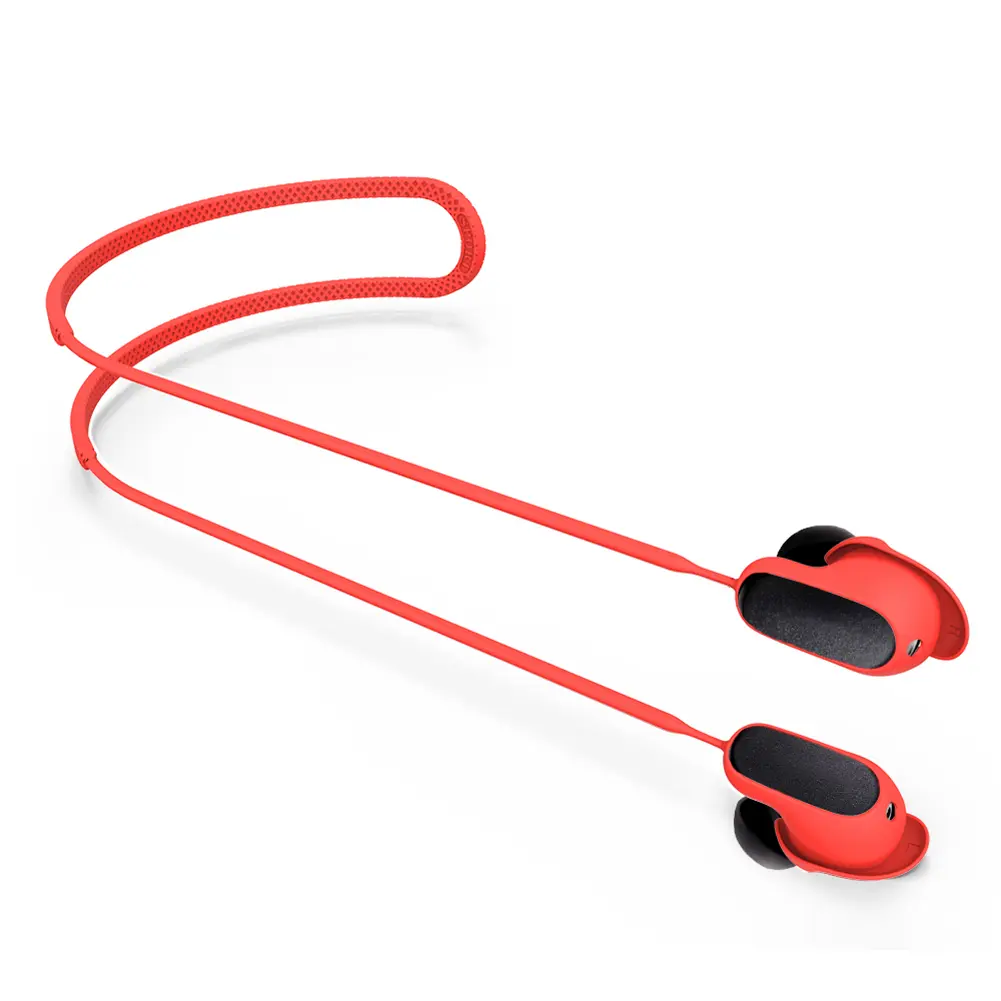 Soft Silicone Neck Strap Cord Accessories Waterproof Headset Hanging Neck Rope Sports Equipment for Bose QuietComfort Earbuds II