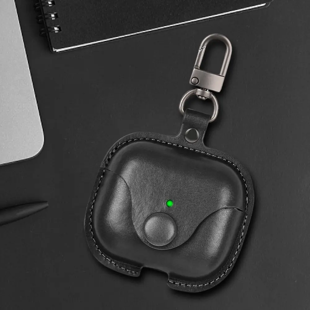 For AirPods 4 Leather Case Earbuds Charging Case Protective Cover Skin Leather Protective Case Cover for Apple AirPods 4 (2024)