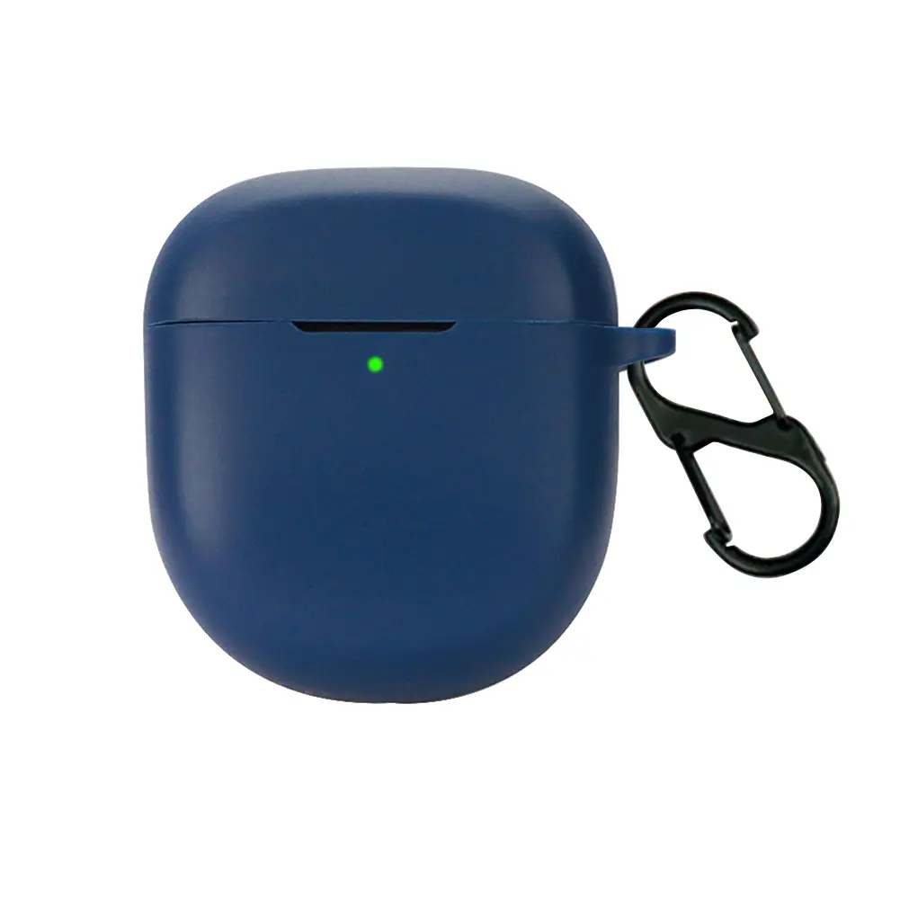 Silicone Headphone Holder Case with Hook Headphones Cover Case Shockproof Dustproof Replacement for Bose QuietComfort Earbuds II