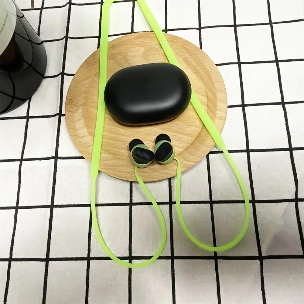 Earphone Strap for for Beats Studio Buds Anti Lost Strap Silicone Rope for Bluetooth-Compatible Earphones Silicone Lanyard