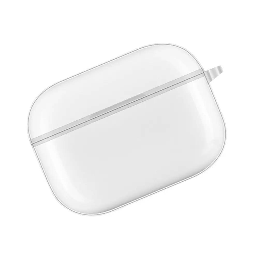 Earphone Protective Case Anti-drop Transparent Protective Sleeve Protector Waterproof with Hook for Apple Airpods Pro 2