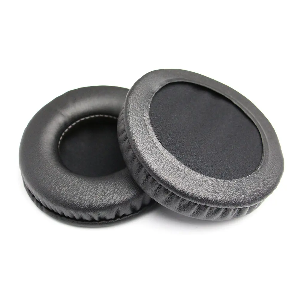 1 Pair Protein Leather Replacement Earpads Cushion for Logitech H390 H600 H609 Headphones Headset Ear Cushion 60x60x25mm