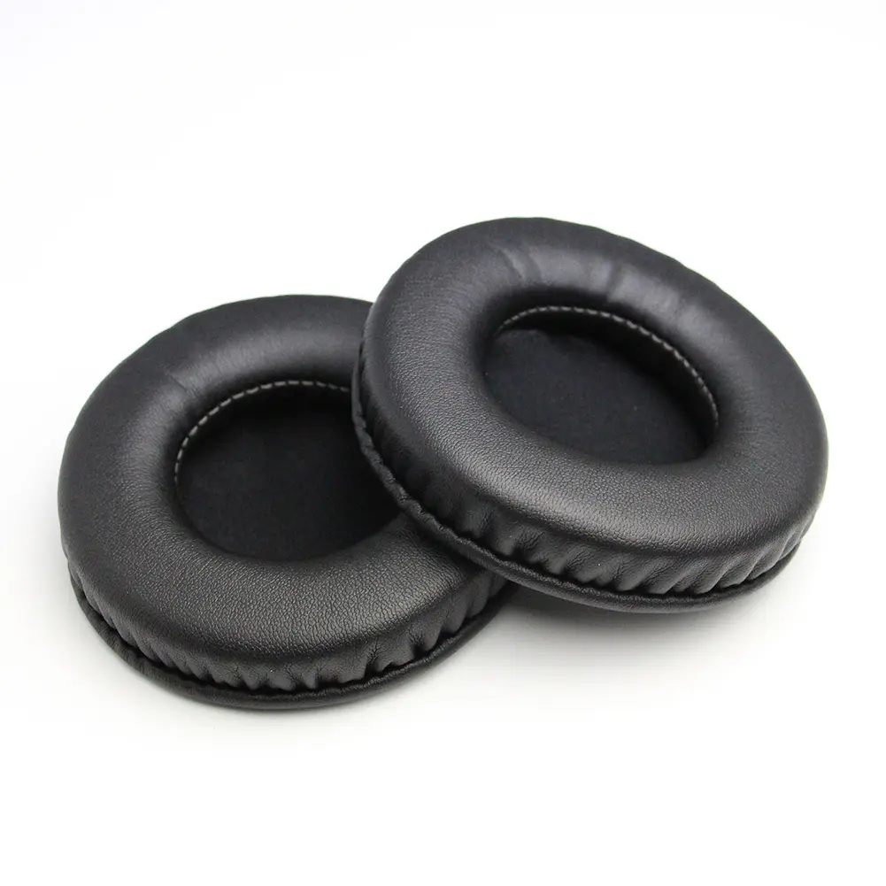 1 Pair Protein Leather Replacement Earpads Cushion for Logitech H390 H600 H609 Headphones Headset Ear Cushion 60x60x25mm