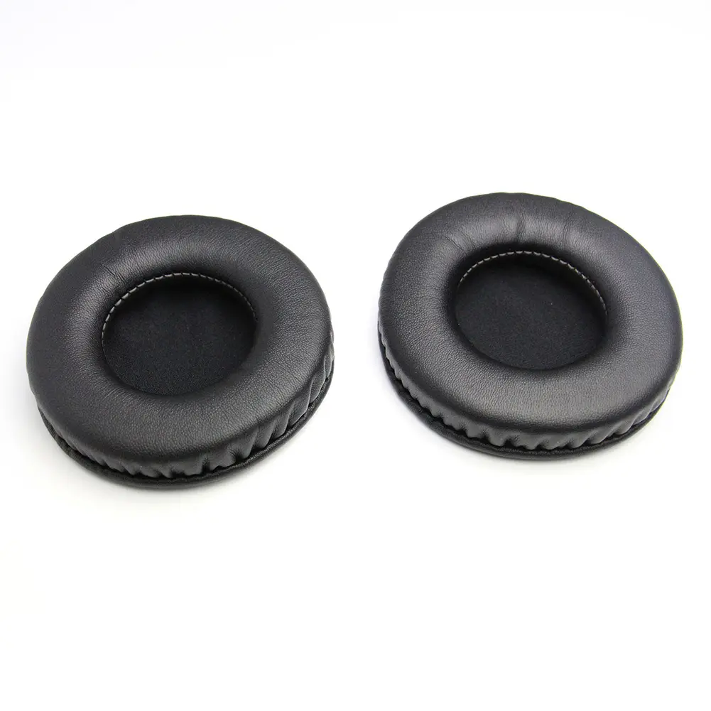 1 Pair Protein Leather Replacement Earpads Cushion for Logitech H390 H600 H609 Headphones Headset Ear Cushion 60x60x25mm