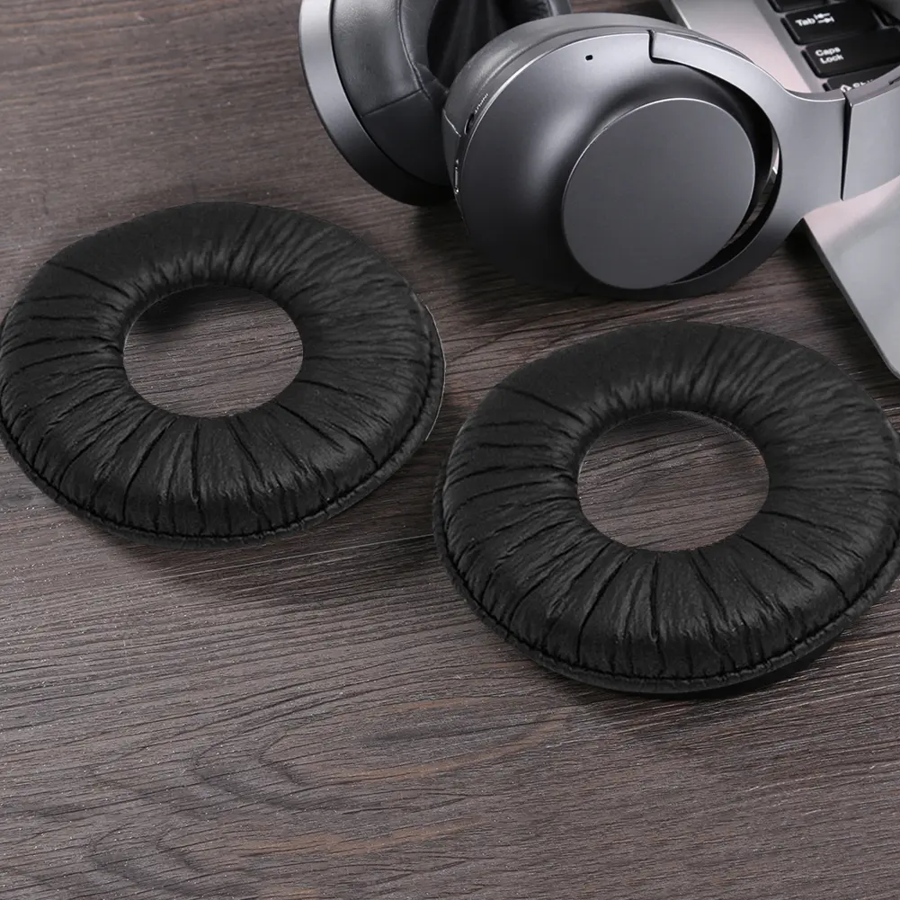 2pcs Ear Pads Cushion Black/White Soft Sponge Headphone Earpads Comfort Ear Pillow High Flexibility for SONY MDR-ZX100 ZX300