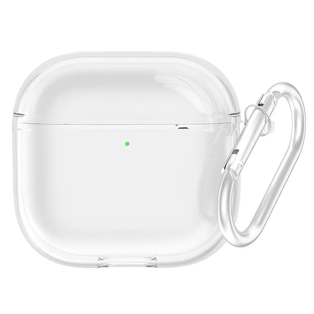 Transparent Protective Case Cover Shockproof TPU Protective Cover Skin Transparent Case for Apple AirPods 4 (2024) Charging Case
