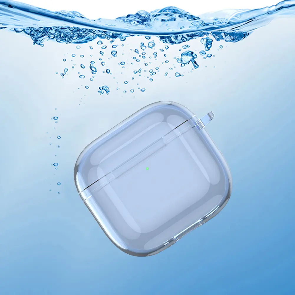 Transparent Protective Case Cover TPU Anti-fall Wireless Earphone Cover Clear Cover Case for Apple AirPods 4 2024 Charging Case