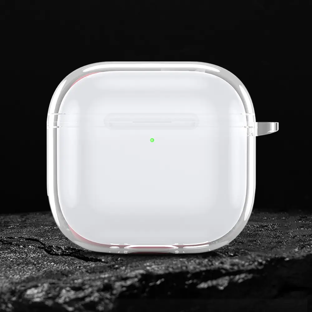 Transparent Protective Case Cover TPU Anti-fall Wireless Earphone Cover Clear Cover Case for Apple AirPods 4 2024 Charging Case