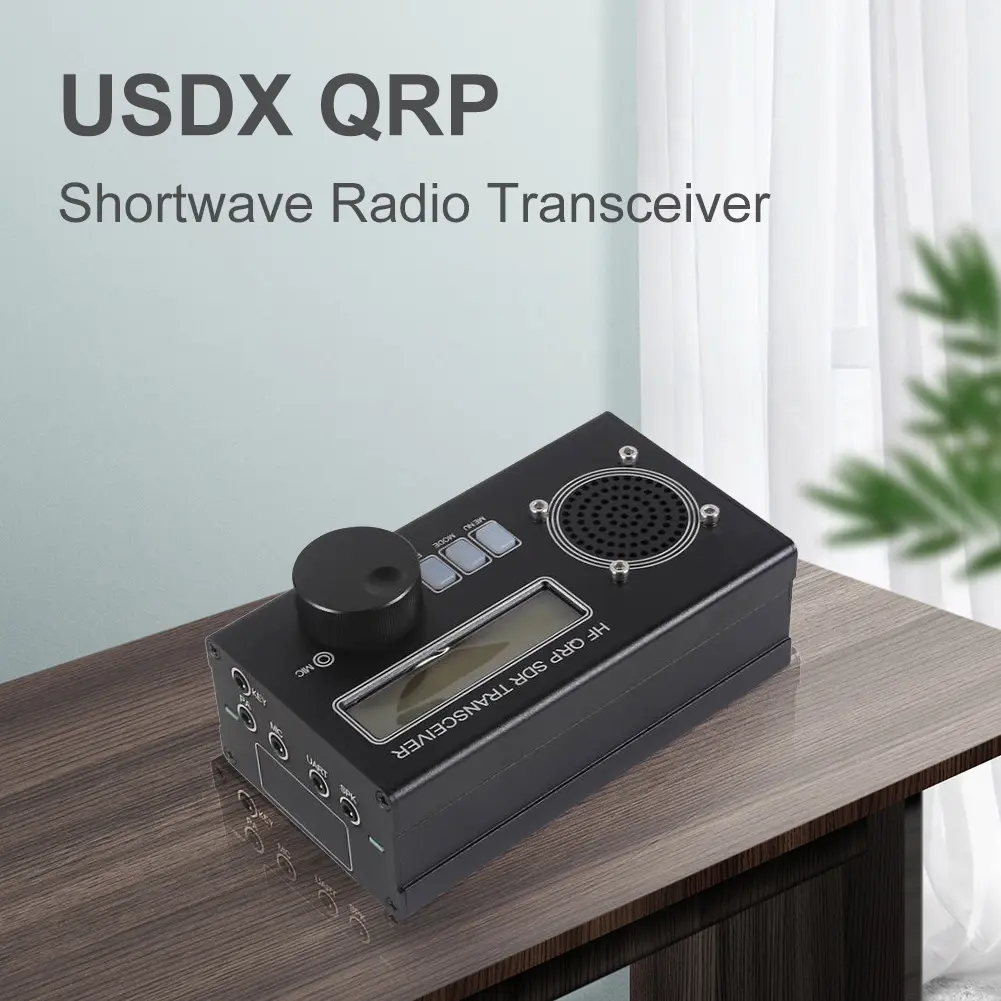 8 Band USDX USDR HF QRP SDR Transceiver SSB/CW Transceiver Built-in Battery HF Ham Radio Charger Shortwave Transceiver 10 W
