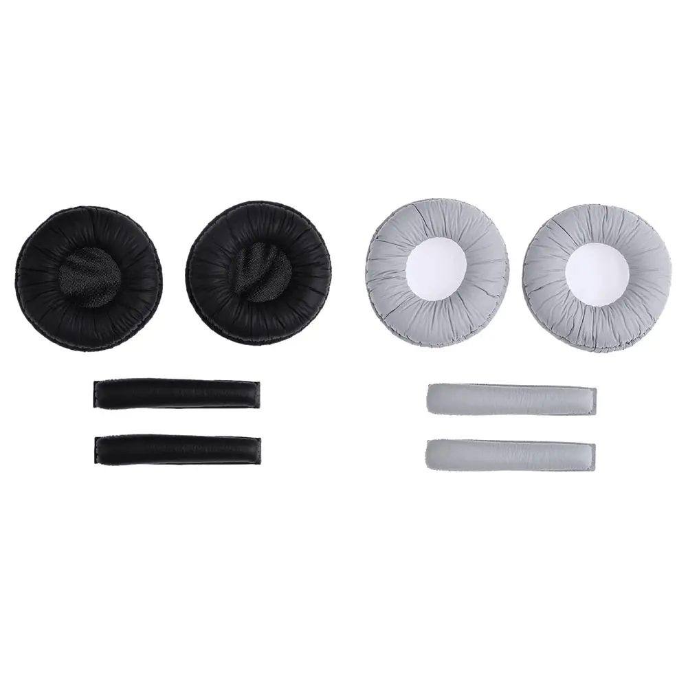 1 Pairs Headphone Earpads Replacement with Headband Earpads Case Comfortable Soft Earpads Accessories for Sennheiser PX100 PX200