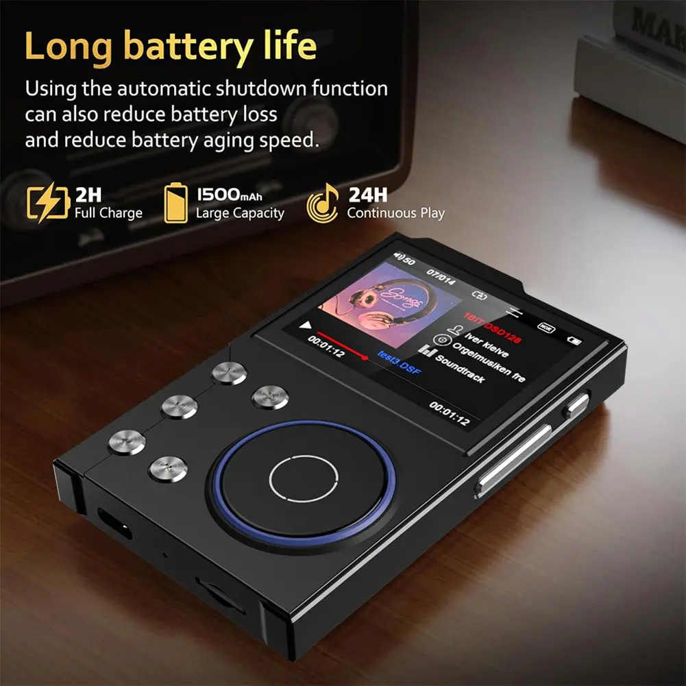 HiFi MP3 Player Lossless DSD Digital Audio Music Player Portable Audio Player Portable Digital Audio Music Player