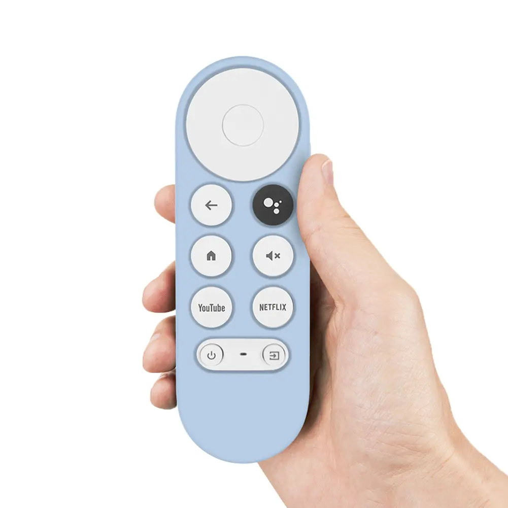 Silicone Protective Case Replacement Soft Remote Control Protective Case Anti Lost Television Remote Control Cover for Google TV