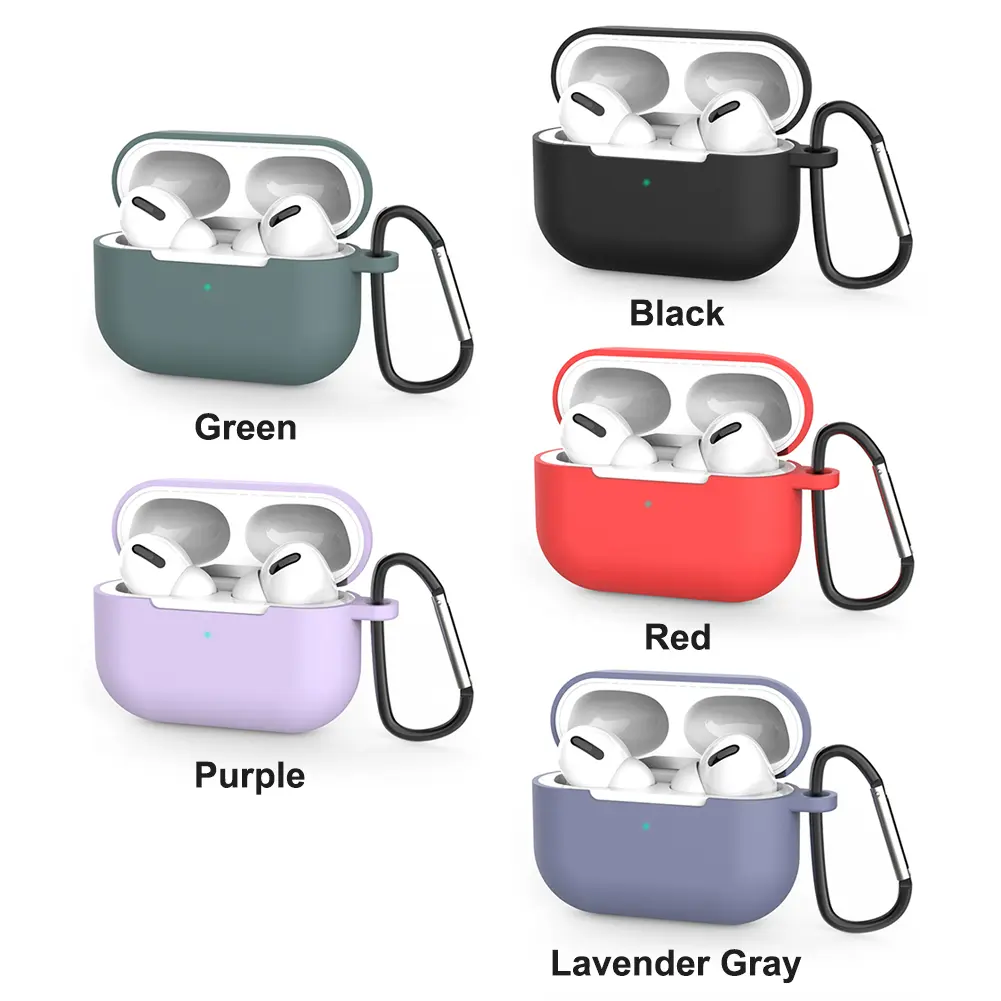 Earphone Holder Cover Wireless Earphone Protector Accessories Bluetooth-compatible for Airpods Pro Accessories