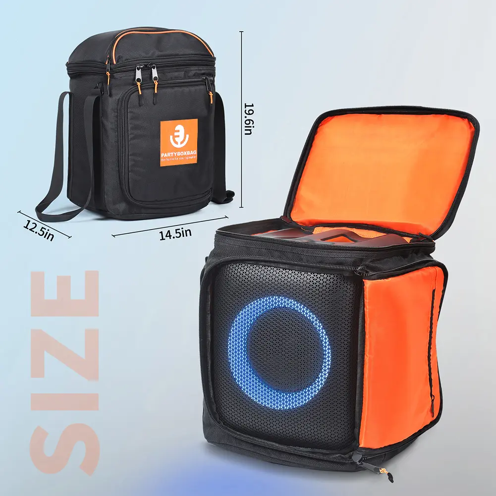 Speaker Storage Bag Travel Bag Portable Speaker Tote Bag for JBL PartyBox Encore Essential 2