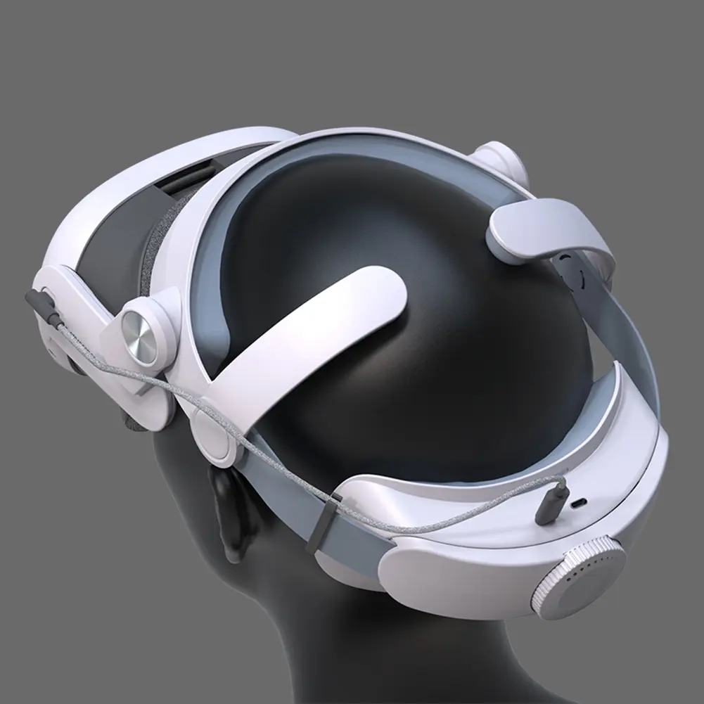Adjustable Head Strap Comfort with 5000mAh Battery Pack Reduce Pressure Rechargeable Replacement Elite Strap for Meta Quest 3