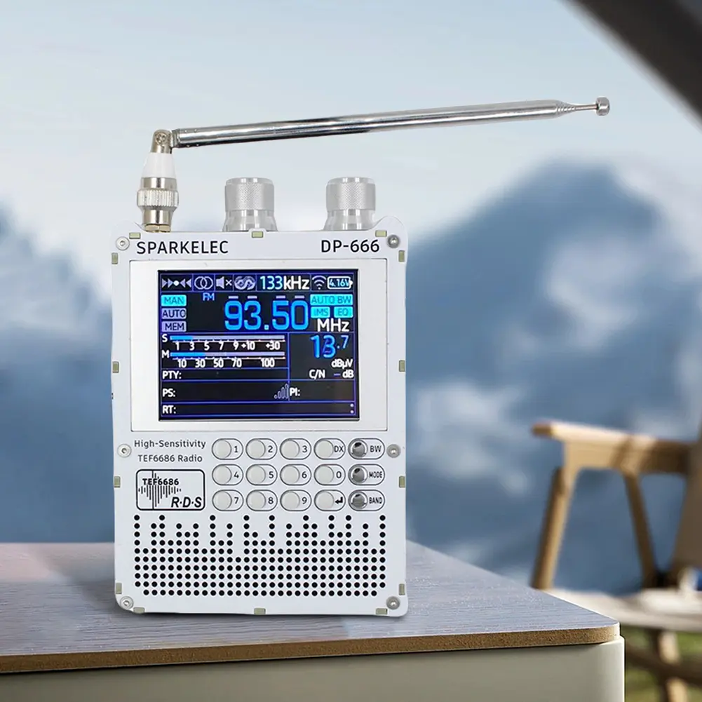 DP-666 TEF6686 Radio DSP Full Band Portable Radio with LCD Display FM/LW/MW/SW Full Band Radio