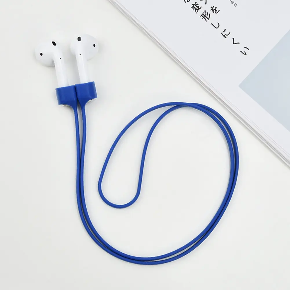 Earphone Strap Anti Lost Silicone Rope Cord Earphones Strap Cord String Accessories  for AirPods 1 2 3 Pro