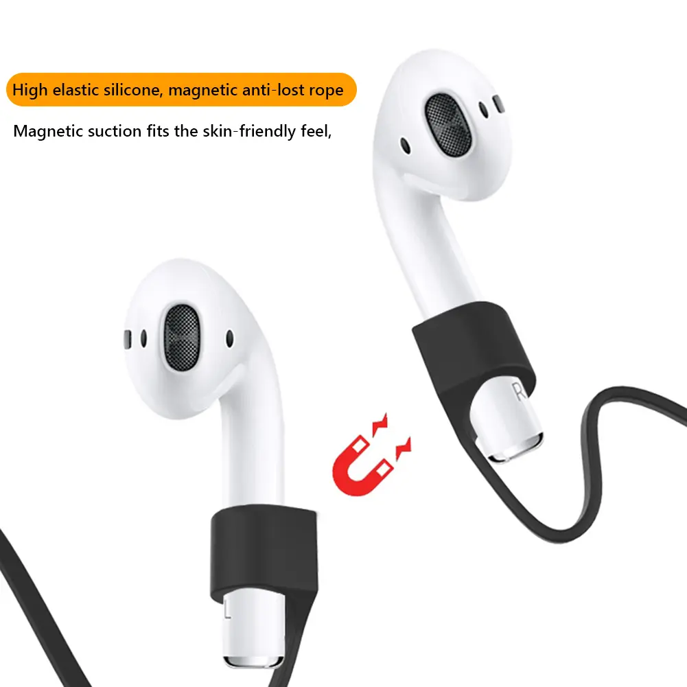 Earphone Strap Anti Lost Silicone Rope Cord Earphones Strap Cord String Accessories  for AirPods 1 2 3 Pro