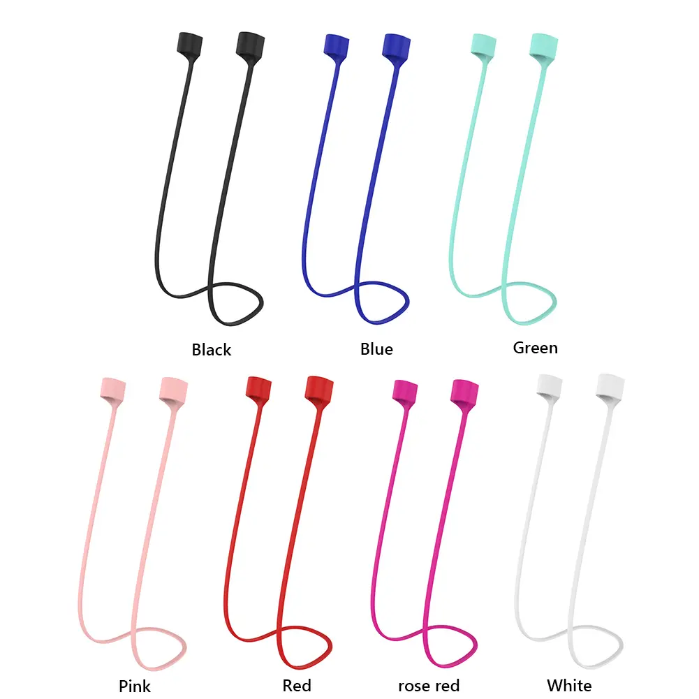 Earphone Strap Anti Lost Silicone Rope Cord Earphones Strap Cord String Accessories  for AirPods 1 2 3 Pro