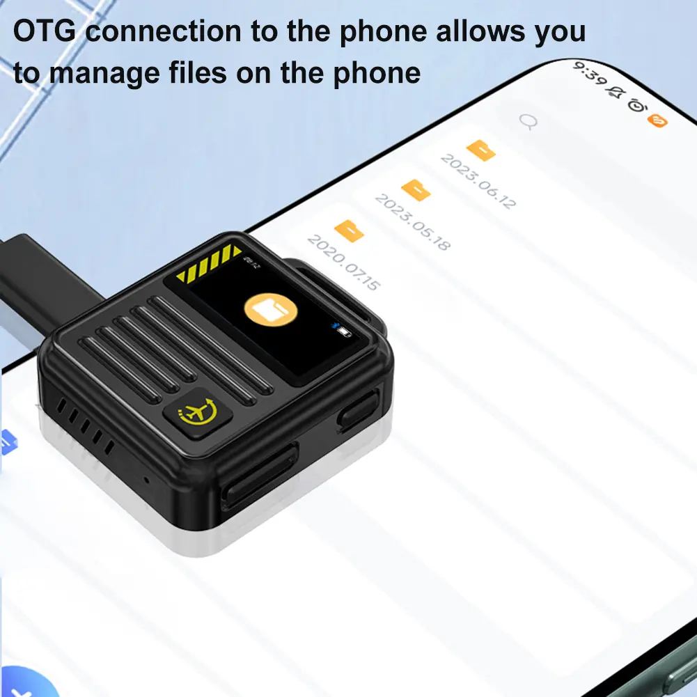 32GB/64GB/128GB Voice Activated Recorder with Playback Portable Audio Recorder Noise Reduction for Lectures Meetings Interviews