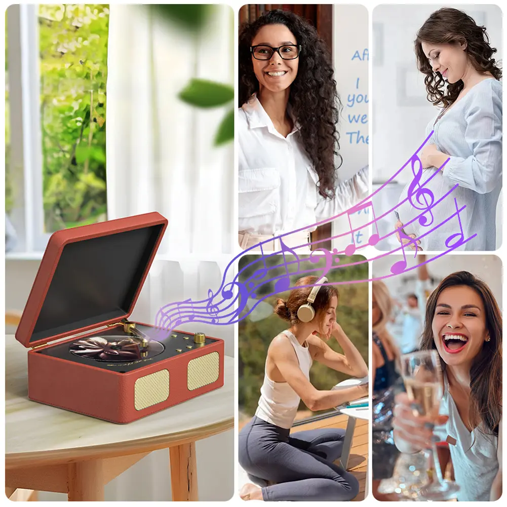 Portable CD Player with Remote Control Bluetooth-Compatible 5.4 Wireless CD Player Desktop CD Player for Music Lover