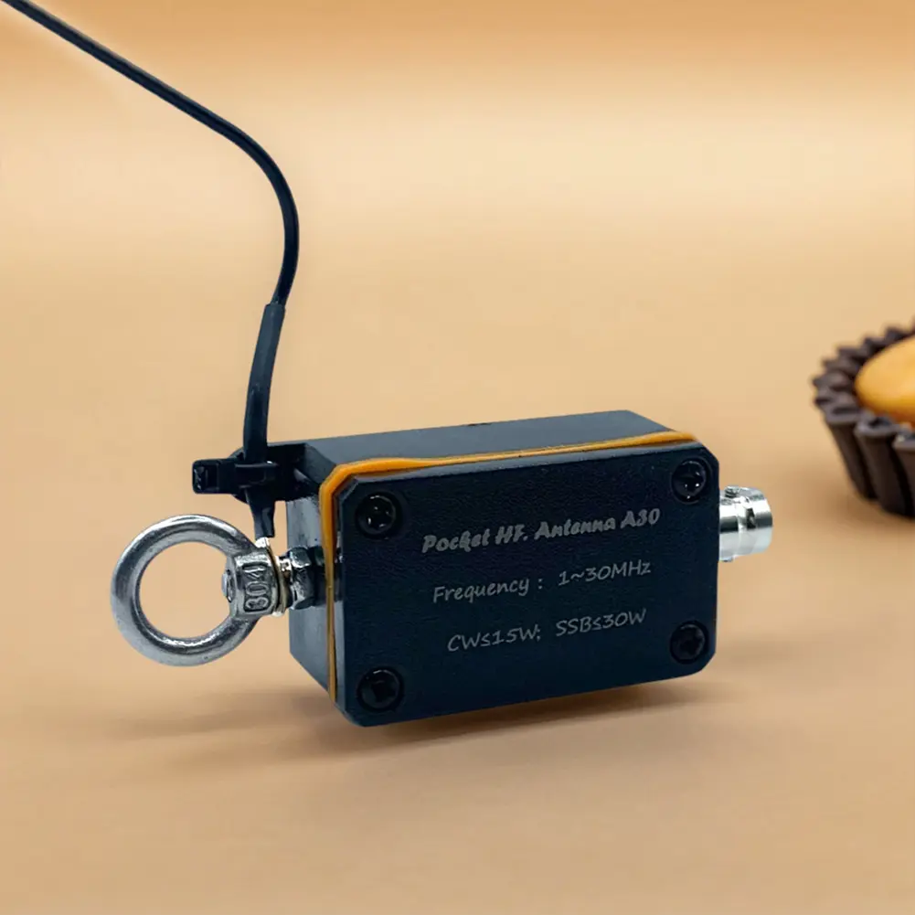 1-30MHz Shortwave Antenna Inverted V Horizontal Balun Long Line Wideband End-fed Antenna HF Shortwave Antenna with Storage Bag