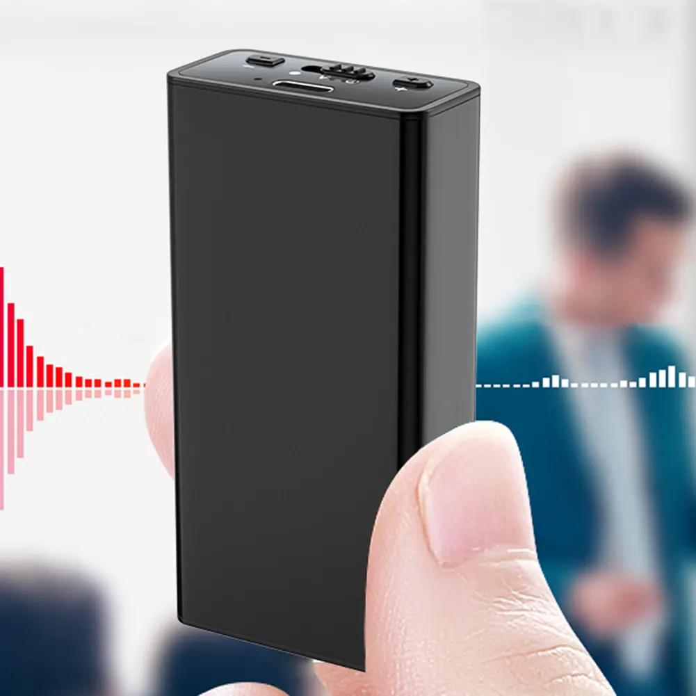 64G/32GB/16GB/8GB Digital Voice Recorder Noise Reduction Voice Activated 900 Hours Audio Recording for Lecture Interview Meeting