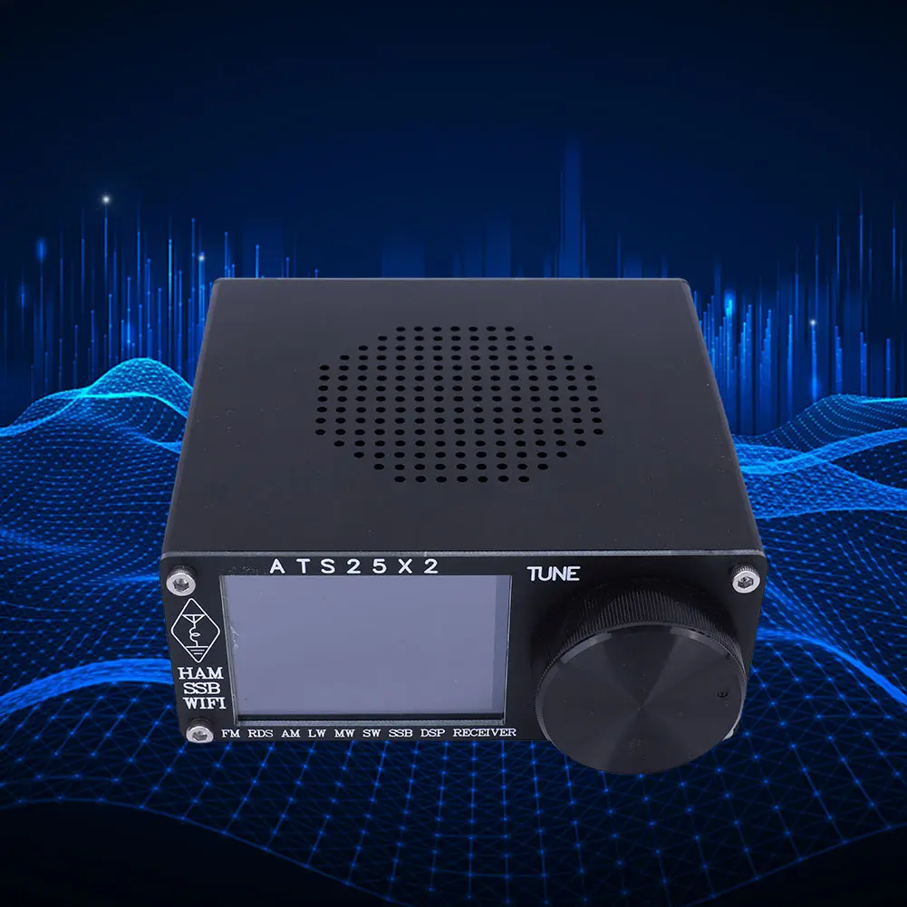 ATS25X2 All Band Radio 2.4inch Touchscreen Shortwave Frequency Radio Receiver Scanner APP Network WIFI Configuratio Stereo Radio
