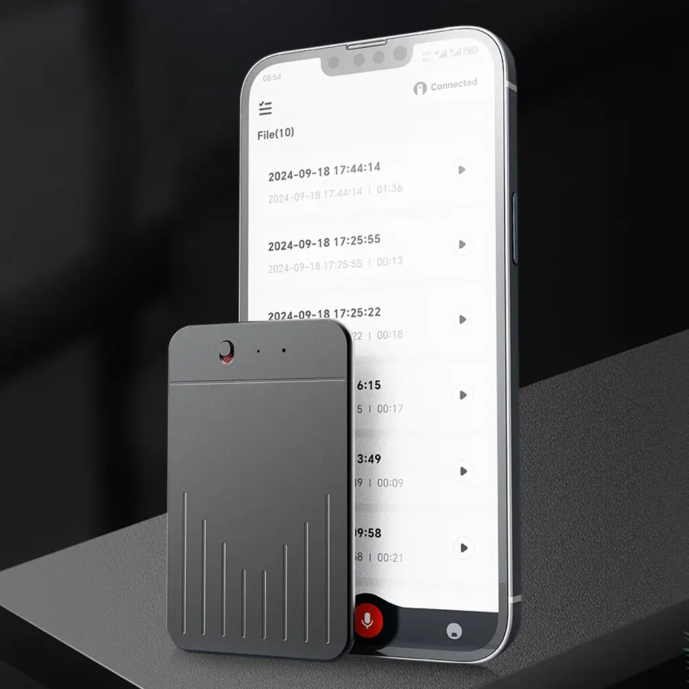 AI Voice Recorder APP Control Audio Recorder Transcribe & Summarization with ChatGPT Voice to Text Recorder for Lecture