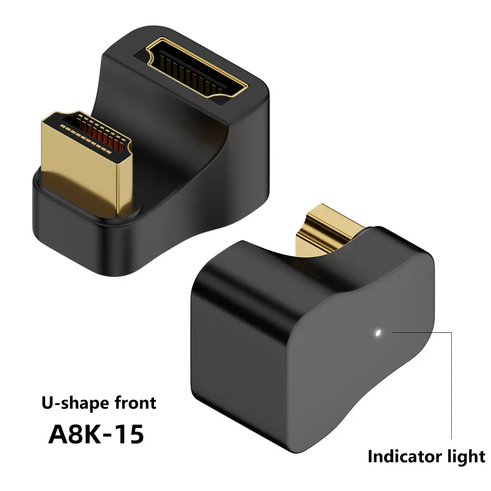 HDMI-compatible Male To Female Adapter 8K 60Hz 4K 120Hz 48Gbps Mini Converter Same Screen/Expansion Dual Mode for Computers TV