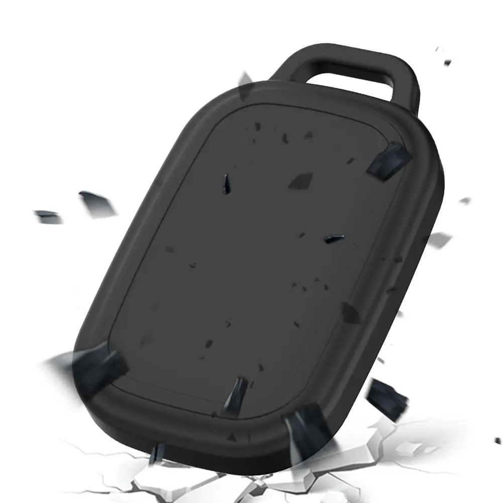 Silicone Case for Tile Life360 Pro 2024 Soft Flexible Protective Cover with Carabiner Soft Silicone Cover Holder for Keys Bags