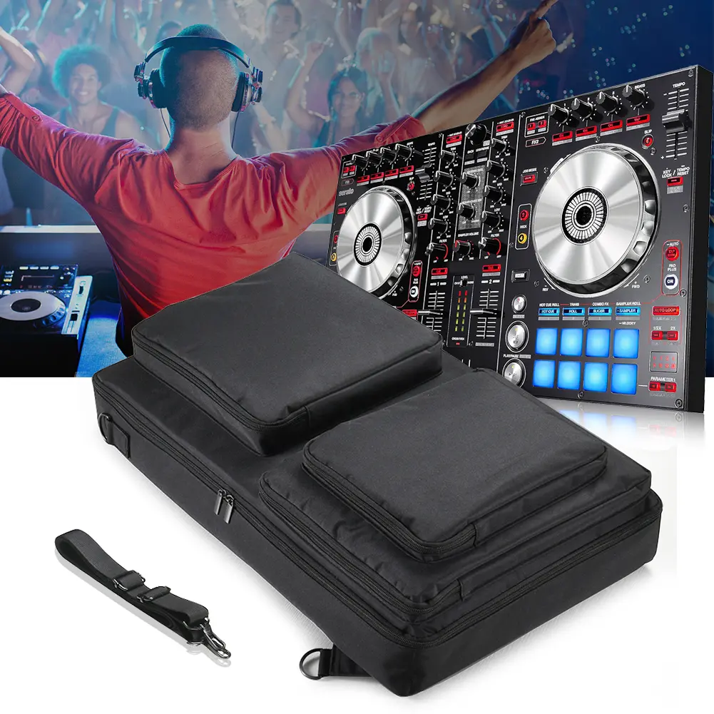 Portable Shoulder Bag Anti-Scratch Protector Bag Adjustable Shoulder Strap DJ Gig Bag for Pioneer DDJ- SR2 2023/ DDJ- SR 1st Gen