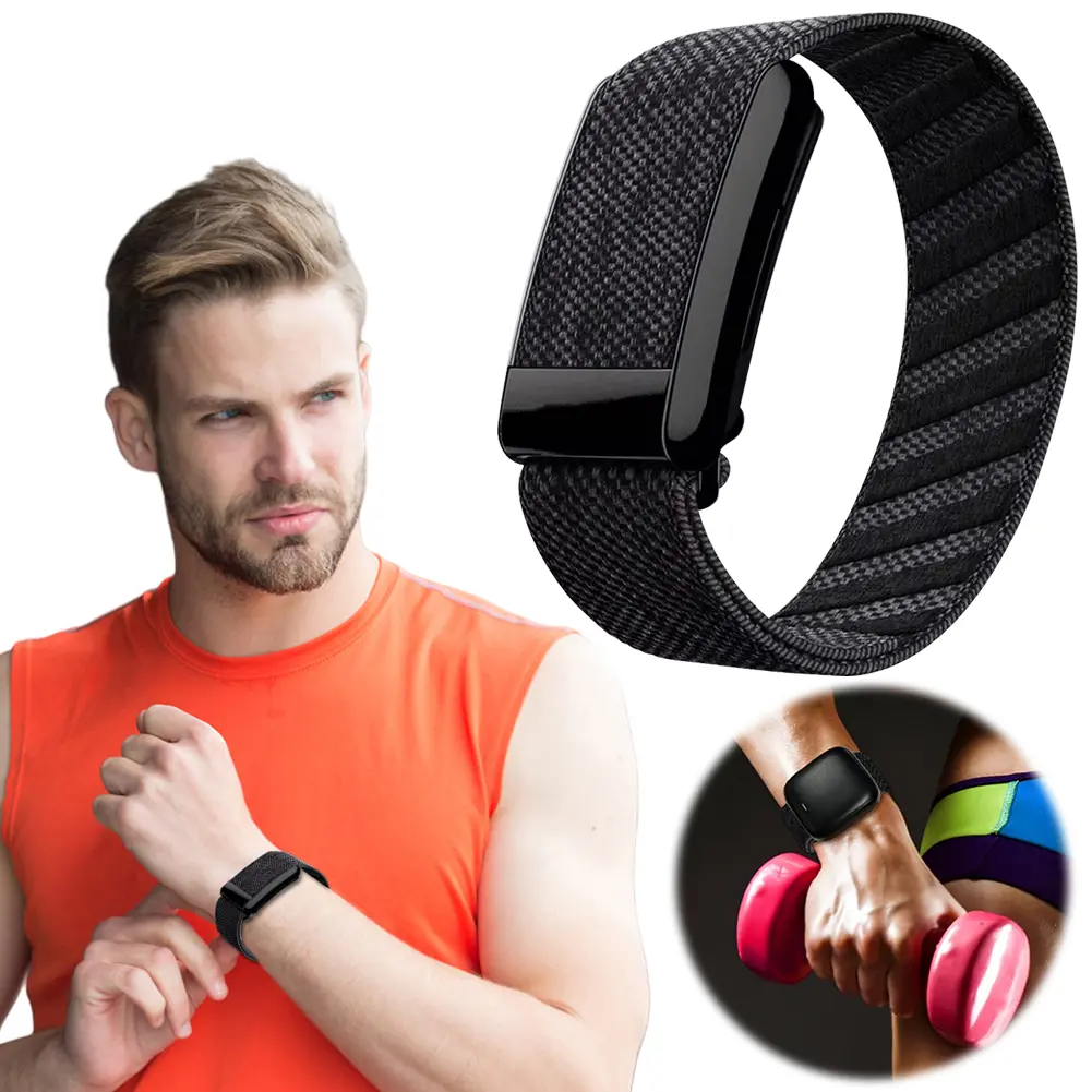 Nylon Fitness Band for Whoop Soft Replacement Strap Adjustable Wearable Health Fitness Activity Tracker Straps for Women and Men