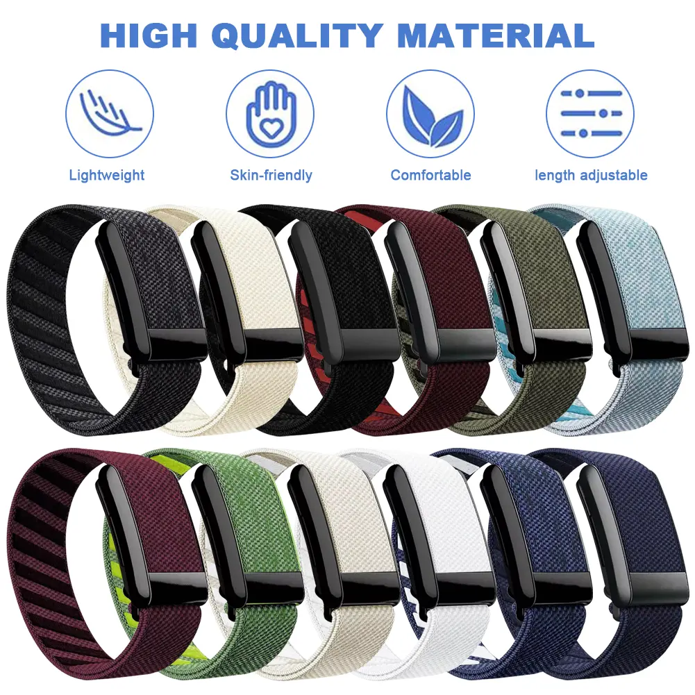 Nylon Fitness Band for Whoop Soft Replacement Strap Adjustable Sports Wristband Wearable Health Fitness Activity Tracker Straps