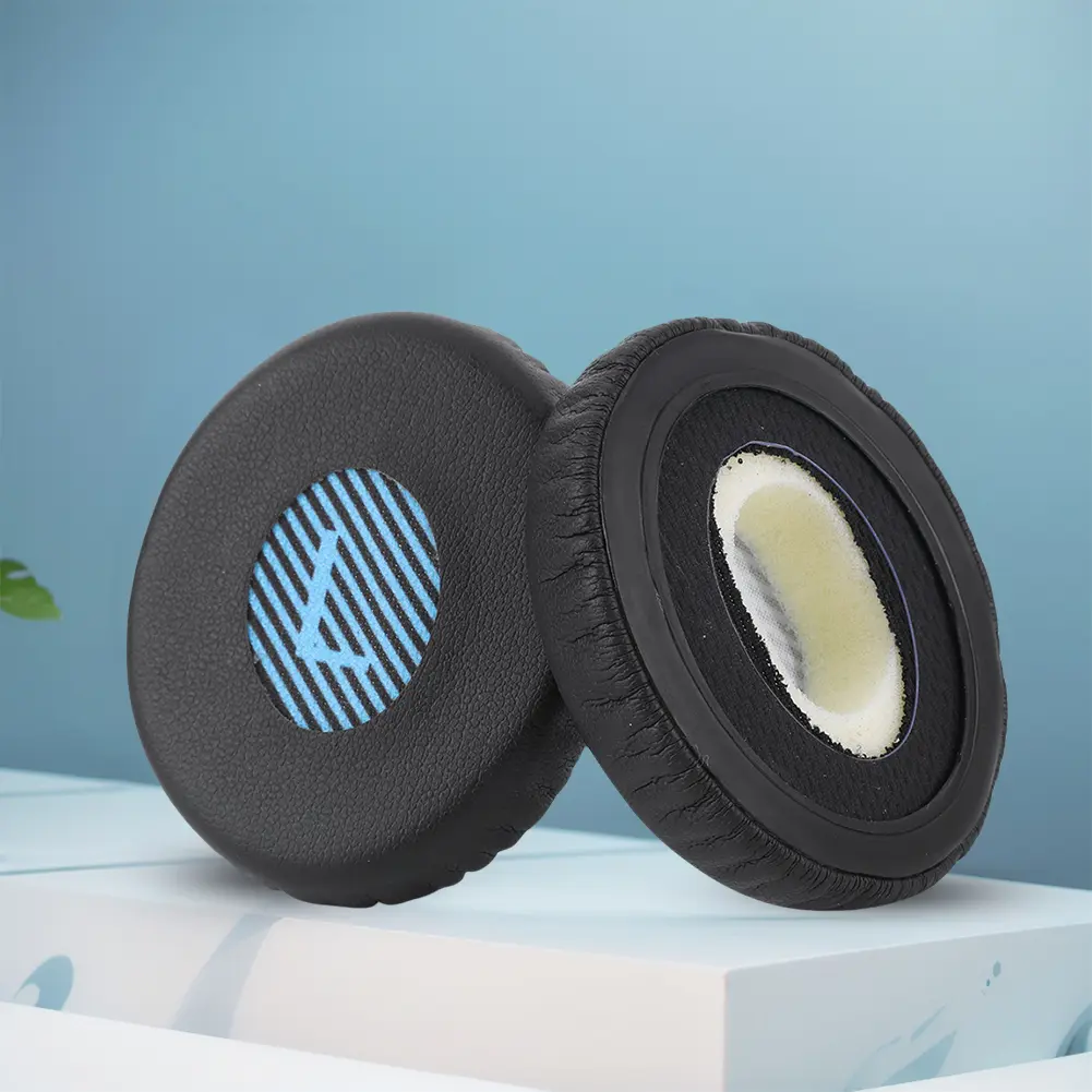 1 Pair Replacement Earpads Memory Foam Ear Cushion Protein Leather Headphone Earpads for Bose On-Ear 2 (OE2 & OE2i) Headphones
