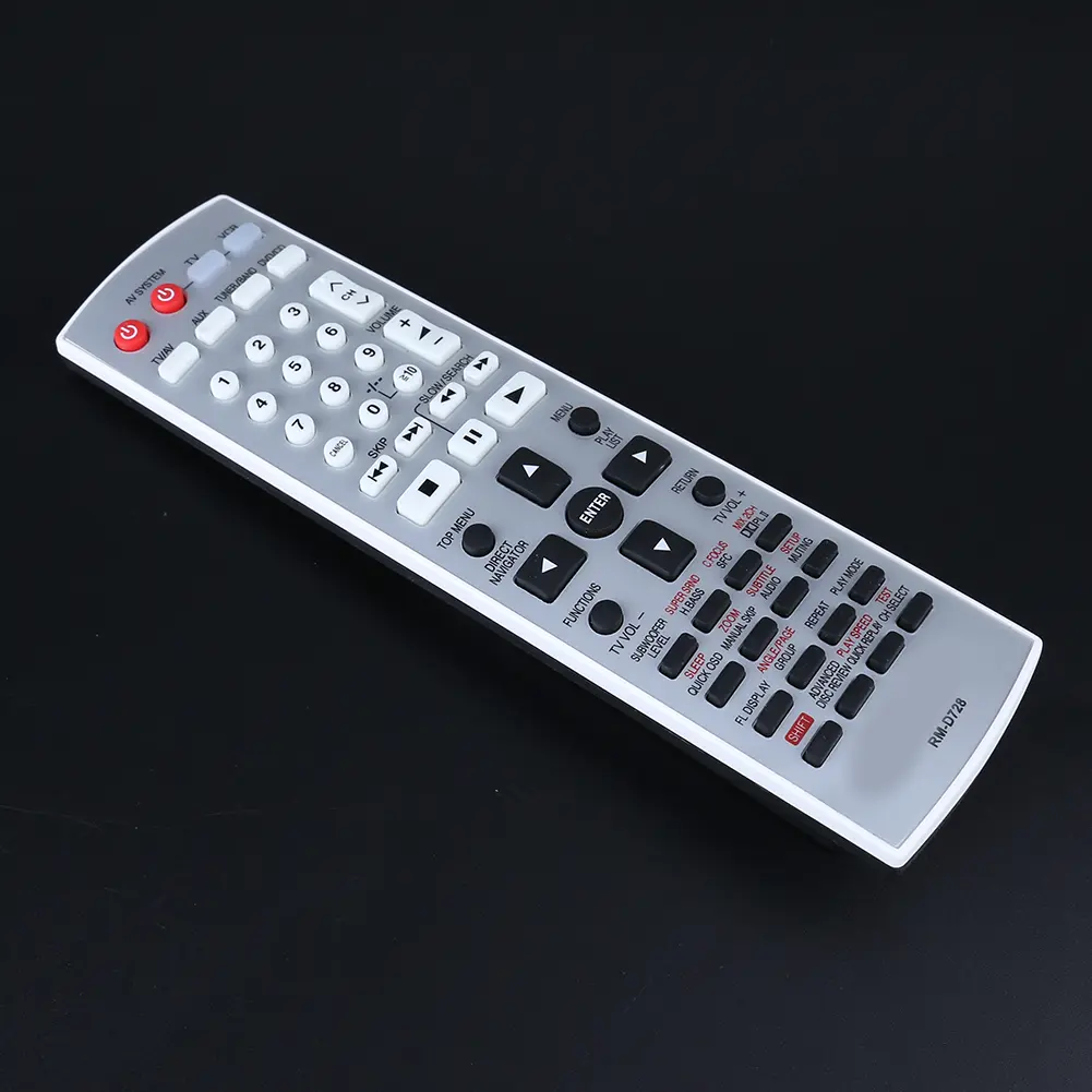 Remote Controller Multifunctional Remote Control Switch Silver Black DVD Remote Control Home Theater for Panasonic EUR7722X10