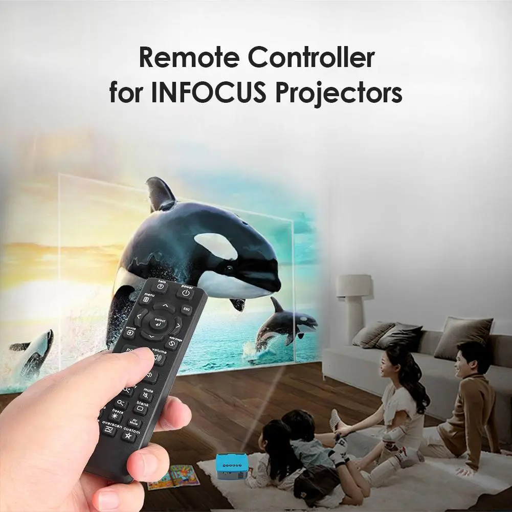 Remote Control for InFocus Projector IN112 IN114 IN124 Replacement Accessories