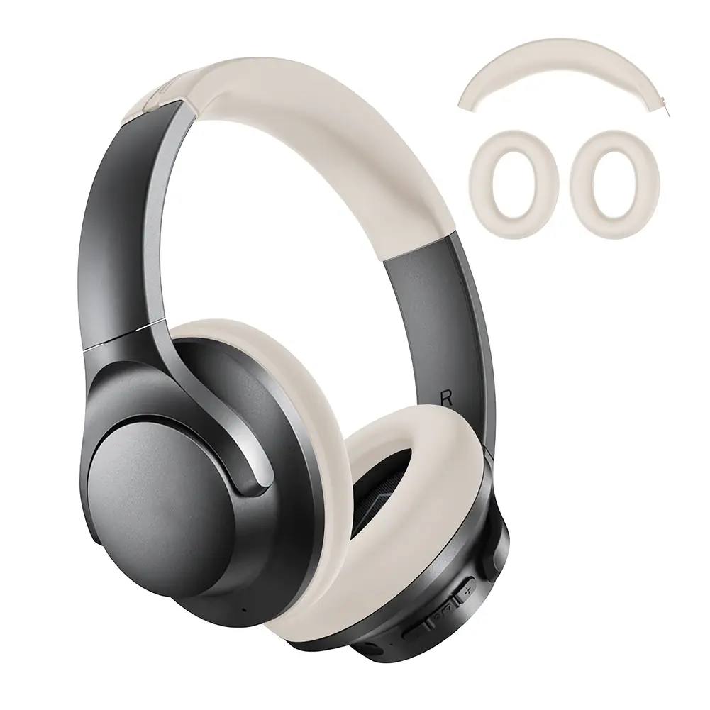 Silicone Earpads Headbeam Sleeve Waterproof Headband Protectors Earpads Cover Sleeve Scratch Proof for Anker Soundcore Life Q20i