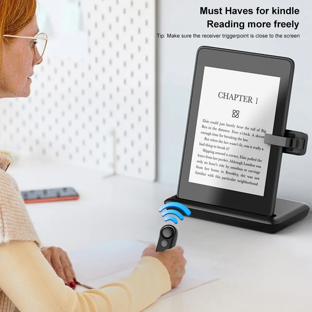Remote Control Page Turner RF Page Turner Clicker Camera Camcorder Remote Controls Clicker Page Turner for Kindle Accessories