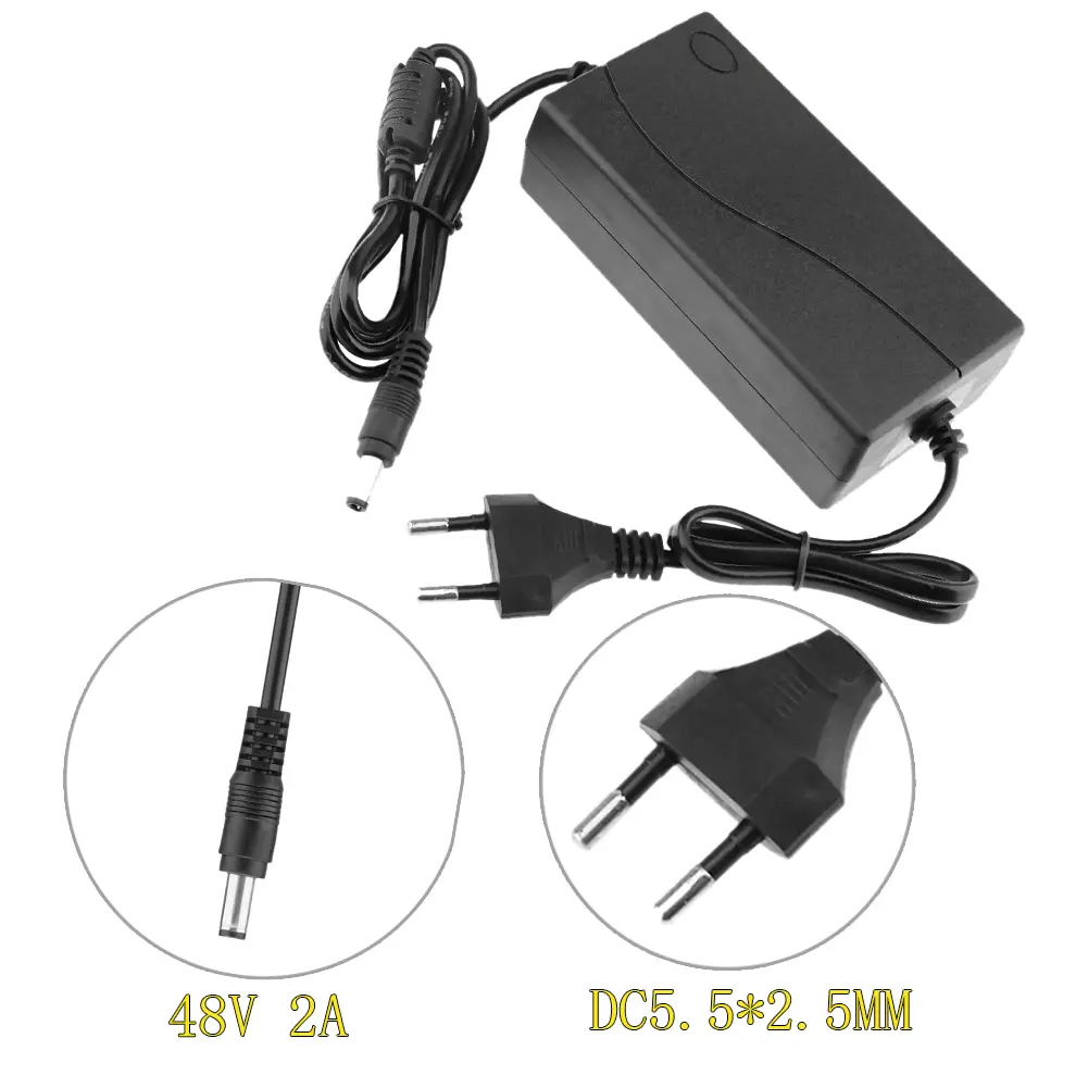 48V 2A AC to DC Power Adapter Converter 5.5*2.5mm for POE switch