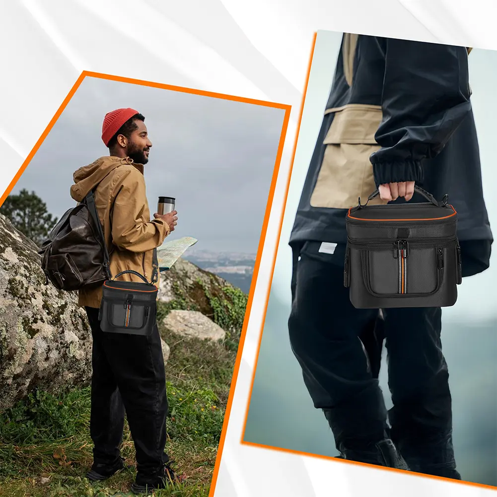 Carrying Case Bag for Jackery Explorer 240 V2 Portable Power Station Bag Waterproof Protective Case with Shoulder Strap & Handle