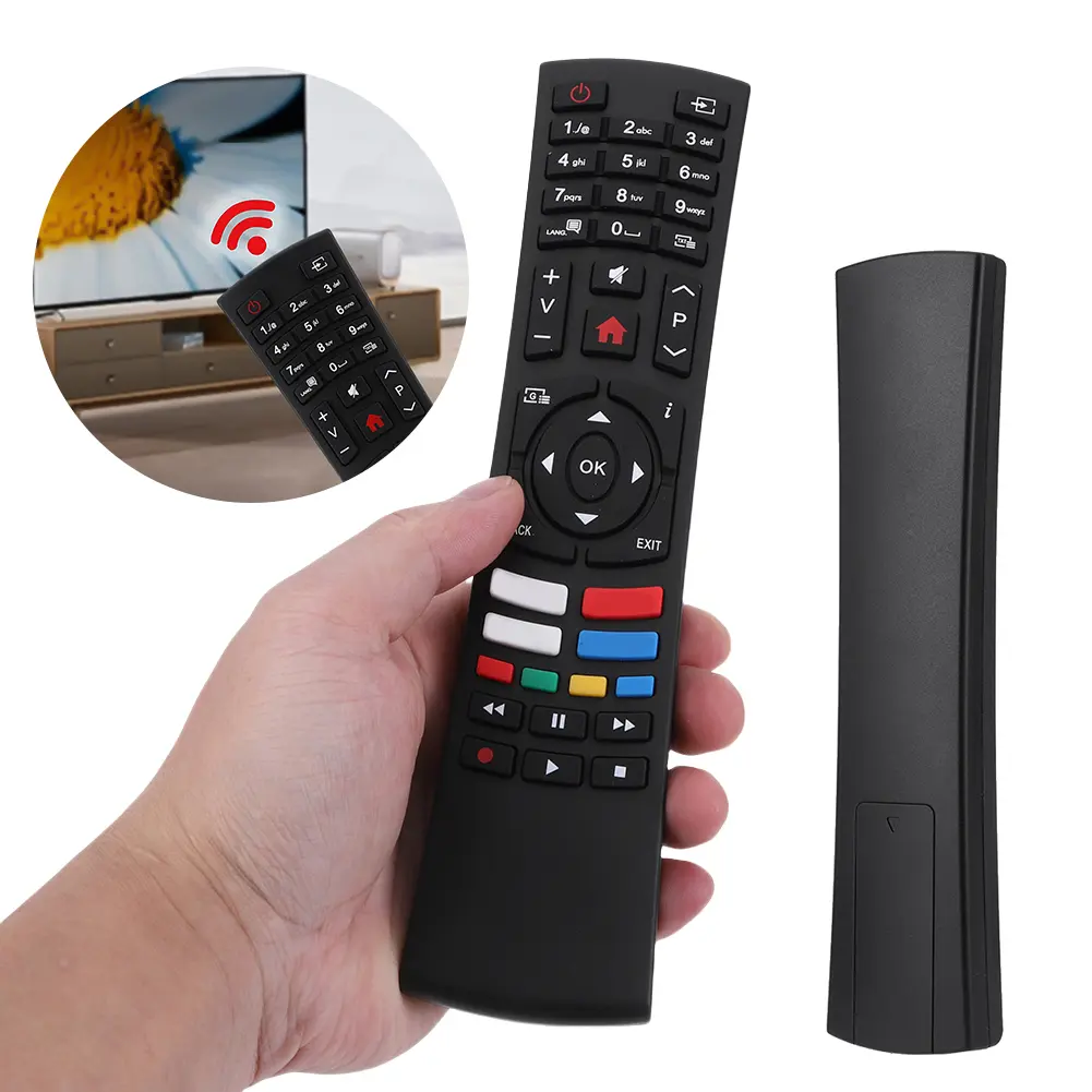 RC4591P Replaced Remote Control Multi-Brand Model Compatible Smart TV Remote for VESTEL/BUSH Hitachi/Nordmende