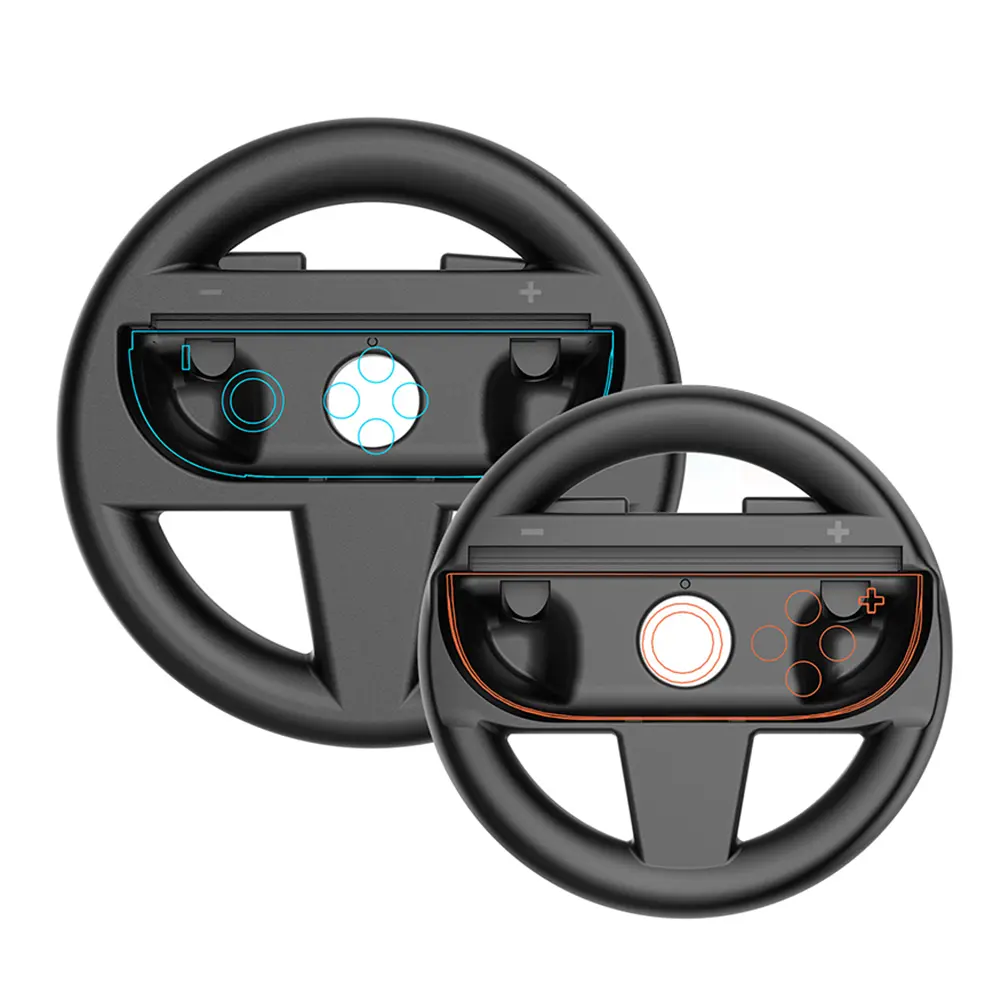 2Pcs Steering Wheels Racing Wheels Controller Handle Holder for Switch 2 Joy-Con Accessories