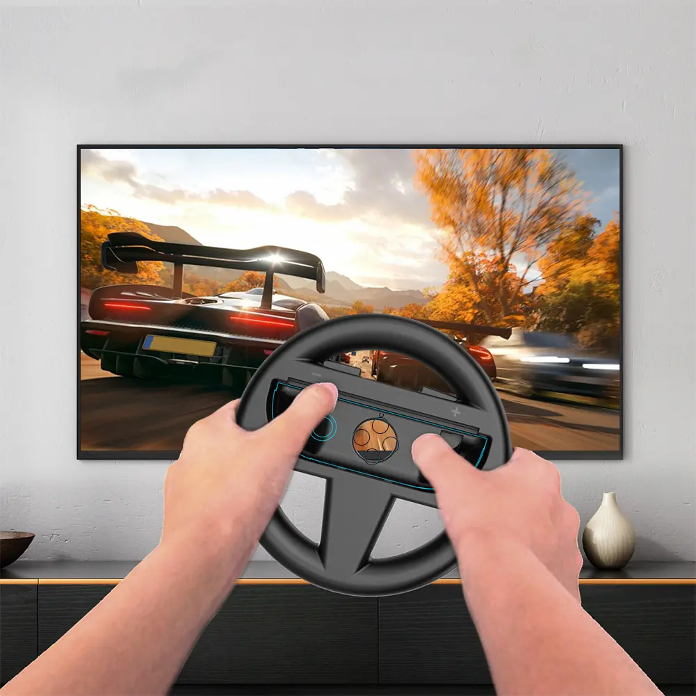 2Pcs Steering Wheels Racing Wheels Controller Handle Holder for Switch 2 Joy-Con Accessories