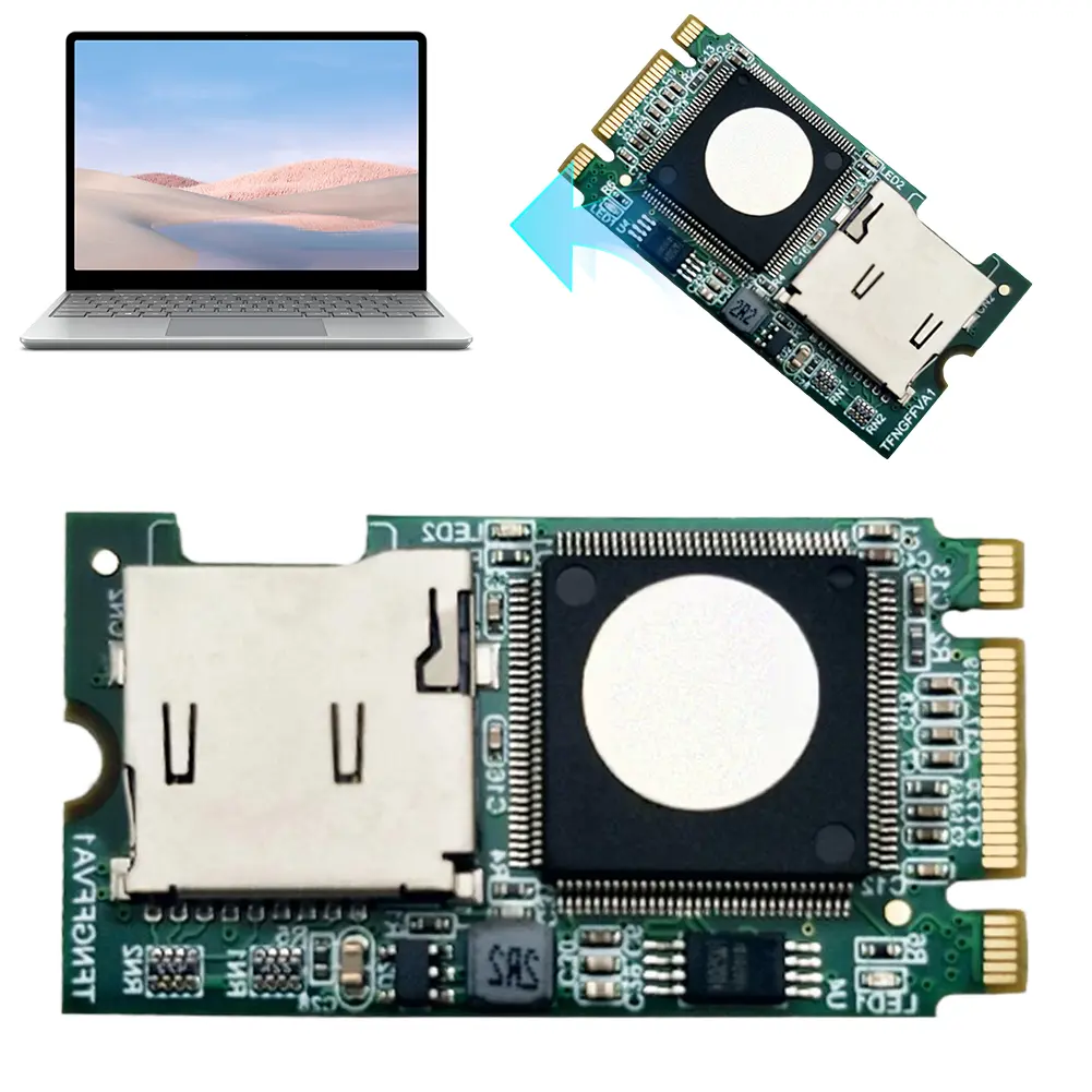Micro SD TF Card Reader Card Micro SD T-Flash TF Card To M2NGFF Adapter Card Embedded Industrial Mobile SSD