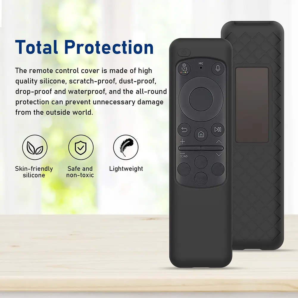 Remote Control Cover Protector Shockproof Remote Control Covers Anti-Slip with Lanyard for Samsung BN59-01432A 01432B