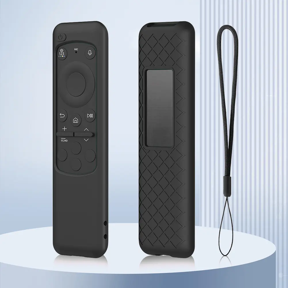 Remote Control Cover Protector Shockproof Remote Control Covers Anti-Slip with Lanyard for Samsung BN59-01432A 01432B