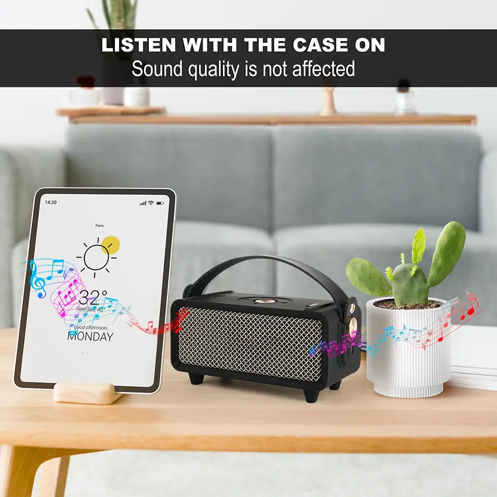Silicone Cover Case Travel Carrying Pouch Case Protective Mini Speaker Cover Case for Marshall Emberton II Portable BT Speaker