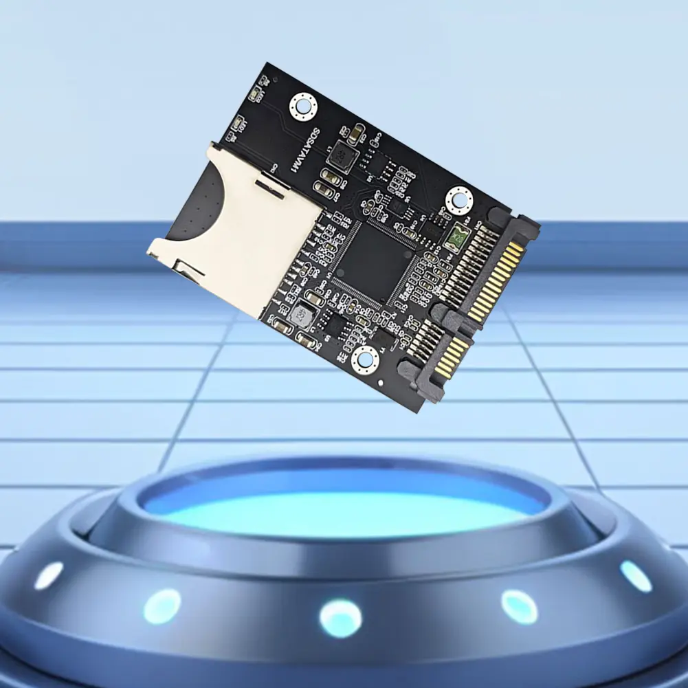 SD Memory Card To SATA SDD Card Adapter Converter with Enclosure Case Convertor Adapter Card