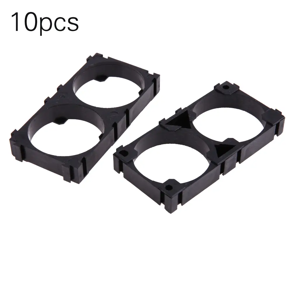 10pcs/lot Battery Holder Bracket Shockproof 2X Cell 32650 Plastic Brackets Safety Good Flexibility for 32650 Lithium Batteries